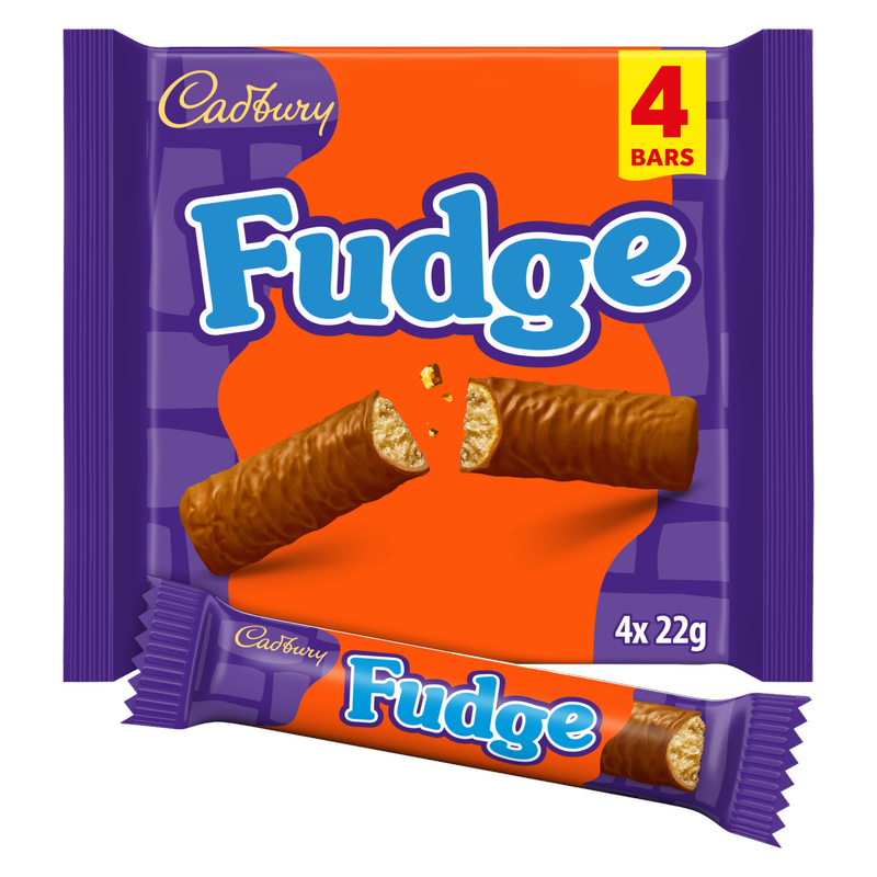 Cadbury Fudge, 4 x 22g