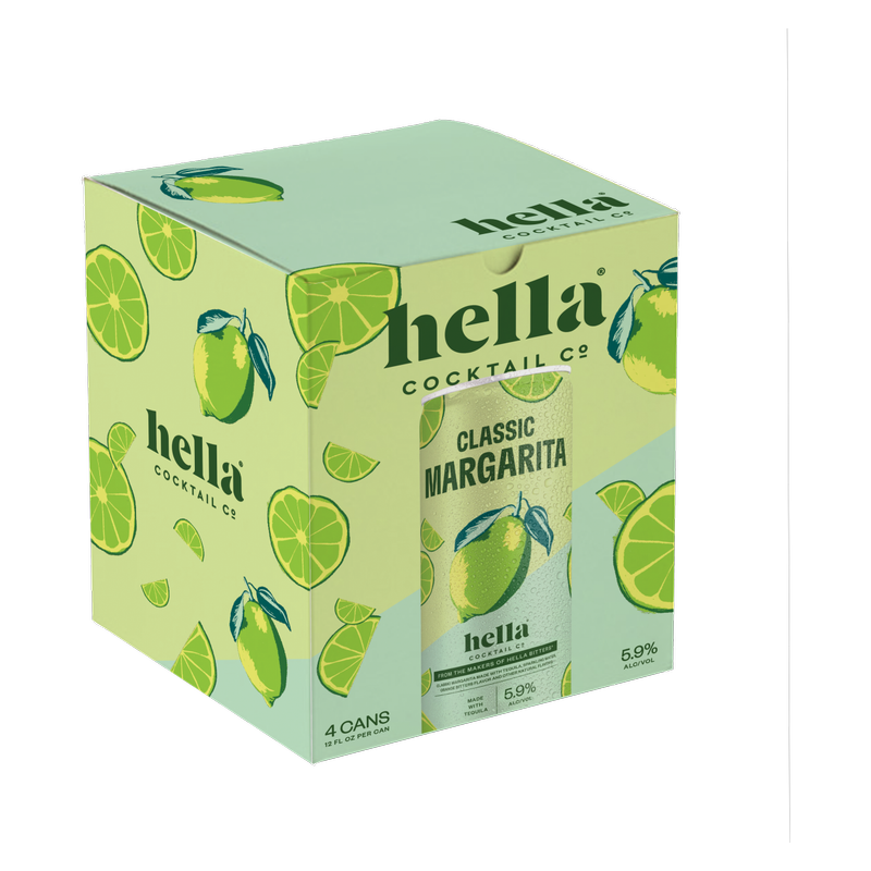 Hella Classi Margarita 4pk 12oz Can 5.9% ABV