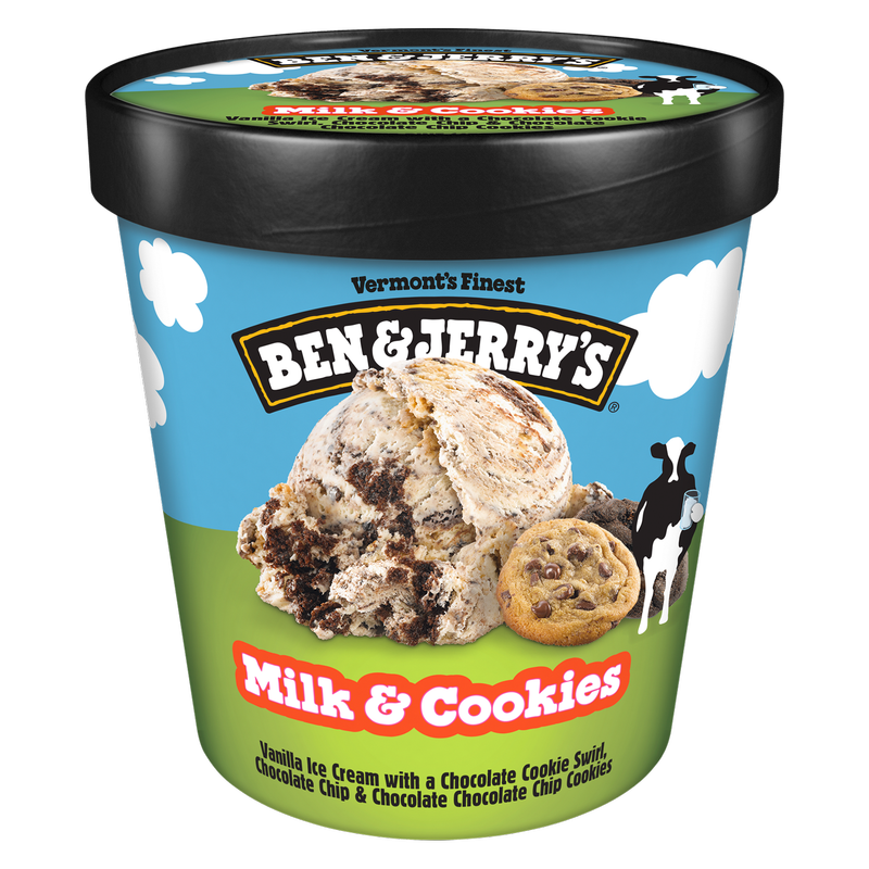 Mug Root Beer 20oz Btl & Ben & Jerry's Milk & Cookies Ice Cream Pint