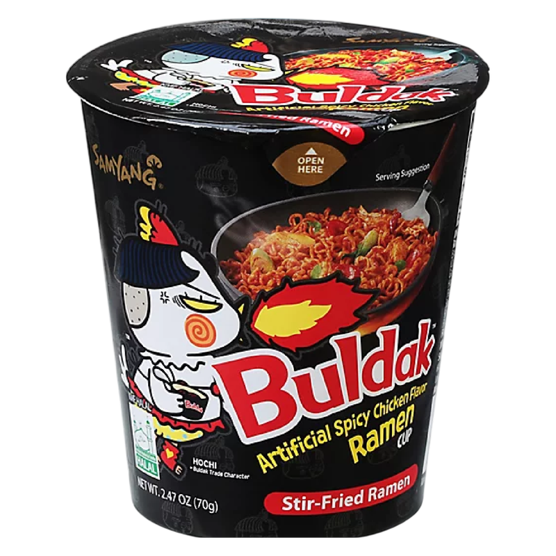 Buldak Samyang Hot Chicken Cup Ramen, 2.47 OZ