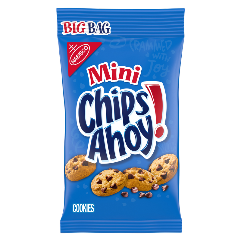 Chips Ahoy! Mini Original Chocolate Chip Cookies, Big Bag, 3 oz