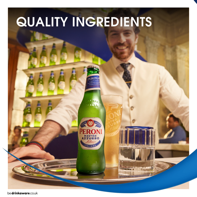 Peroni Nastro Azzurro, 4 x 330ml