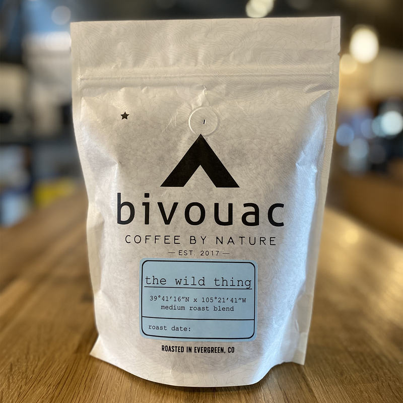 Bivouac Coffee "The Wild Thing" Medium Roast Blend Ground Coffee 12oz