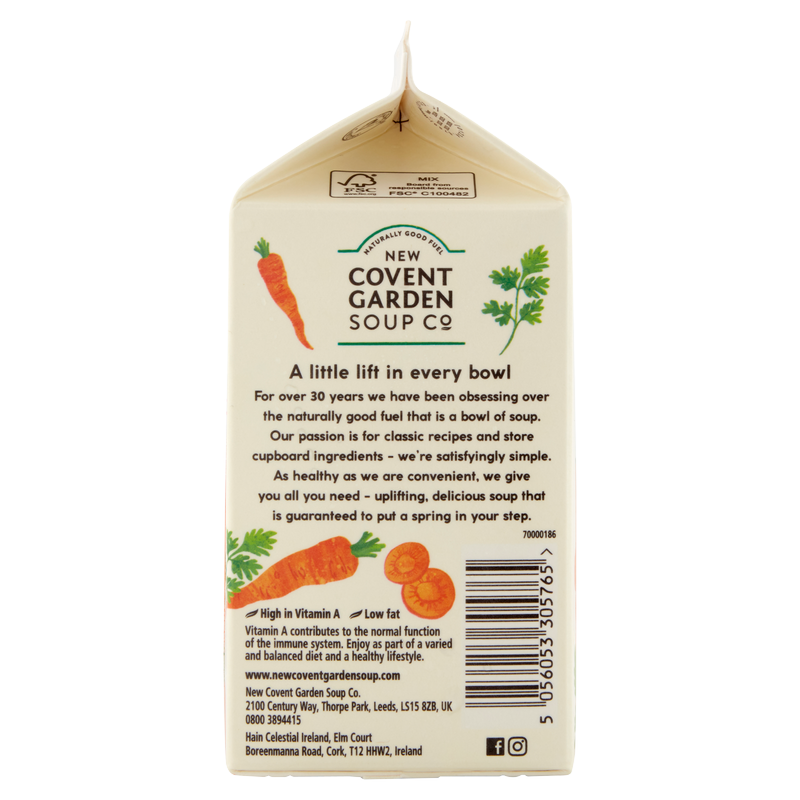 New Covent Garden Carrot & Coriander Soup, 560g