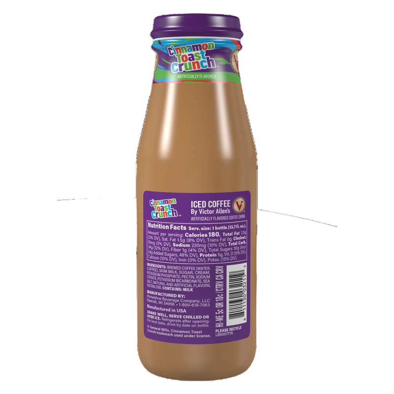 Victor Allen Cinnamon Toast Crunch Iced Coffee 13.7oz Btl