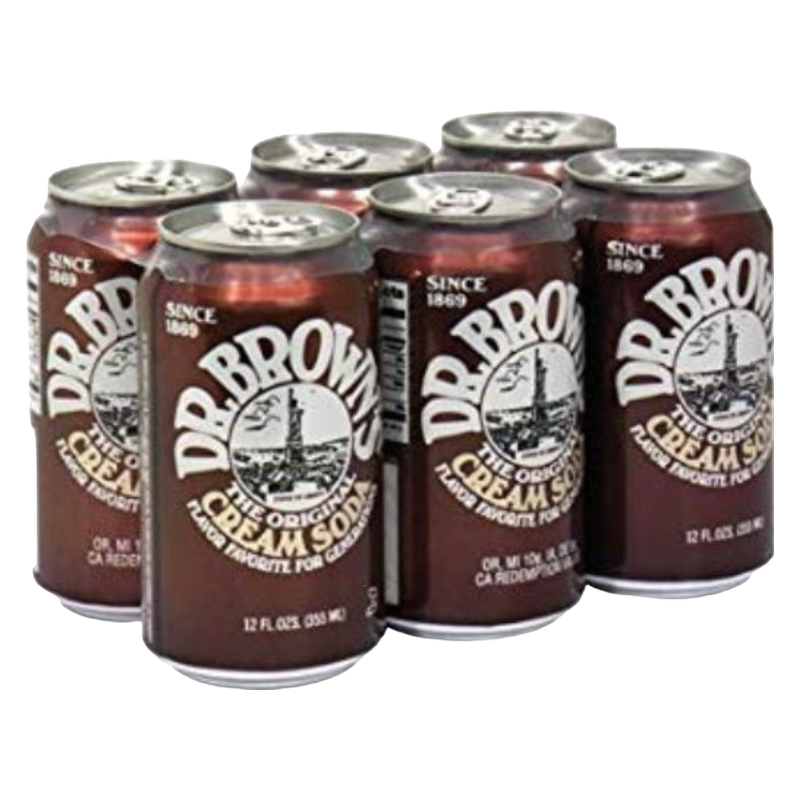 Dr. Brown's Cream Soda Can 6Pk