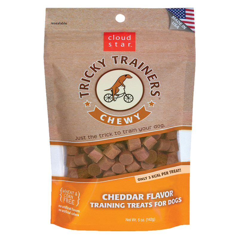 Cloud Star Chewy Tricky Trainers Cheddar Flavor Dog Treats 5oz
