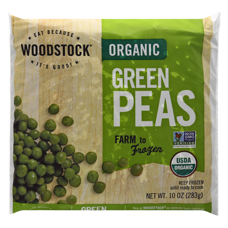 Woodstock Organic Green Peas 10oz