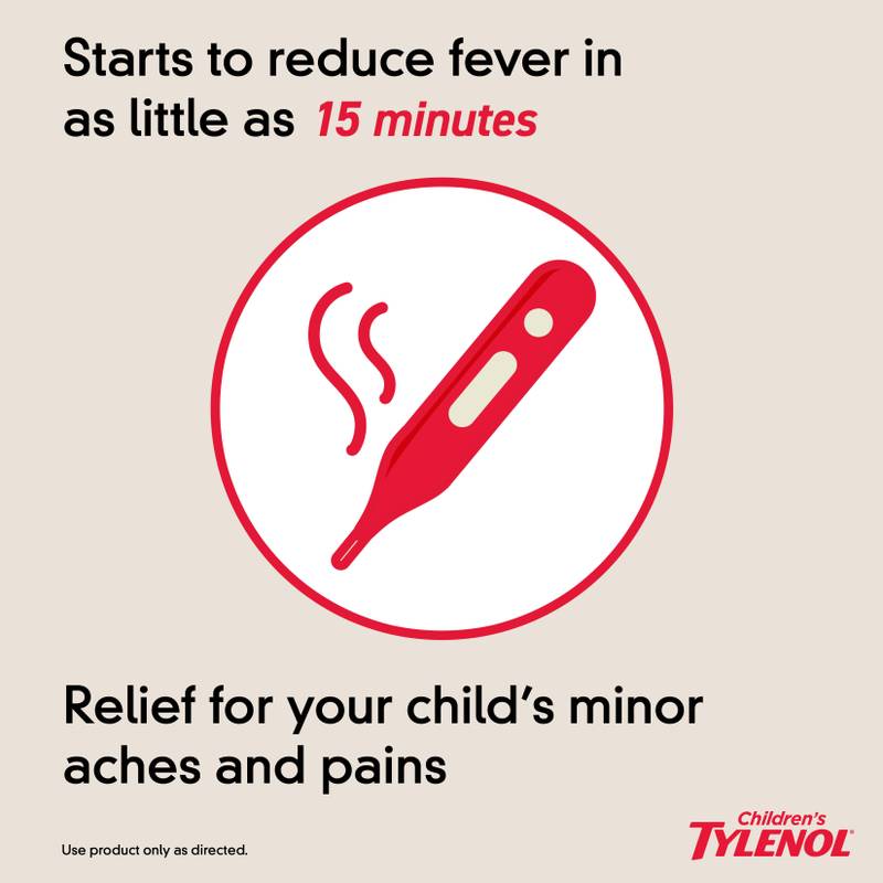 Tylenol Children's Pain Reliever & Fever Reducer Cherry Liquid 4oz
