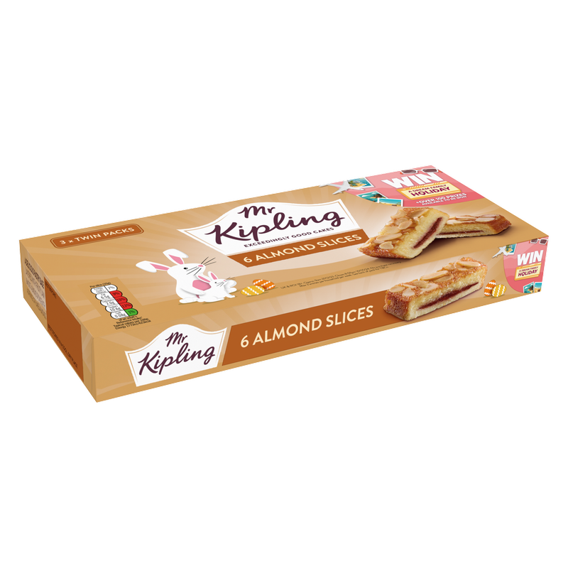 Mr Kipling Almond Slices, 6pcs