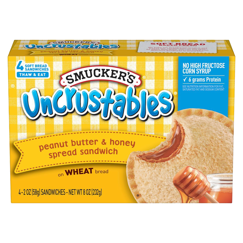 Smucker's Frozen Uncrustables PB & Honey 2oz 4ct
