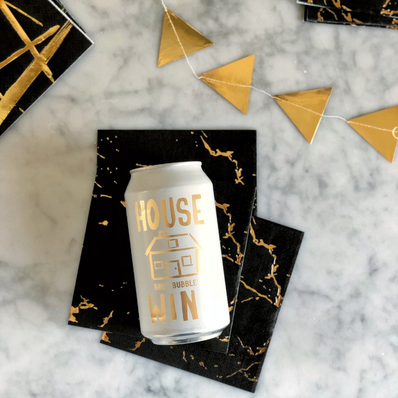 House Wine Brut Bubbles 355ml Can 12% ABV