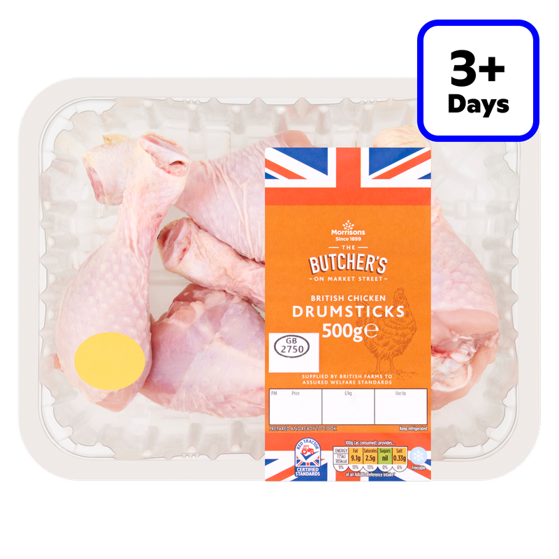 Morrisons British Chicken Drumsticks, 500g