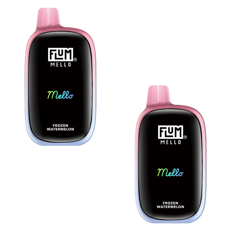 2 Flum Mello Frozen Watermelon Disposable Vape 20,000 Puffs