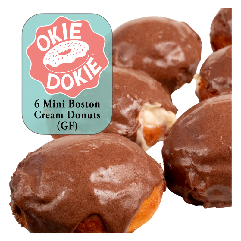 Okie Dokie Gluten Free Mini Boston Creams, 6 Pack