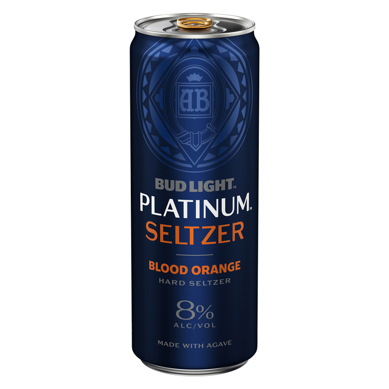 Bud Light Platinum Hard Seltzer Blood Orange 12oz Can 8% ABV