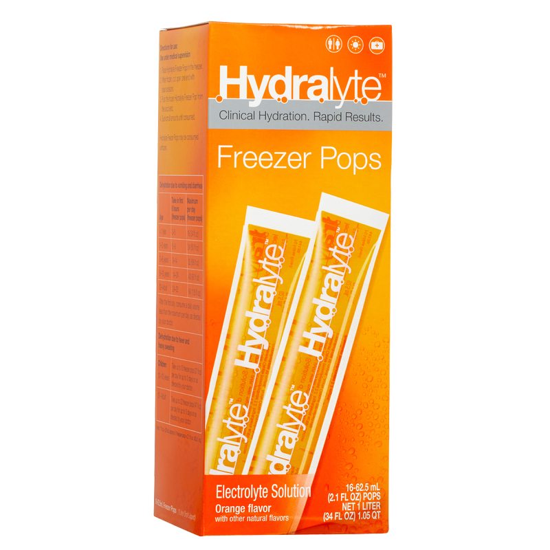 Hydralyte Frozen Orange Pops 16ct