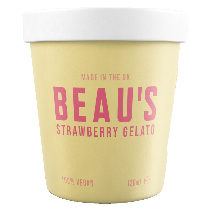 Beau's Gelato Strawberry Gelato, 450ml