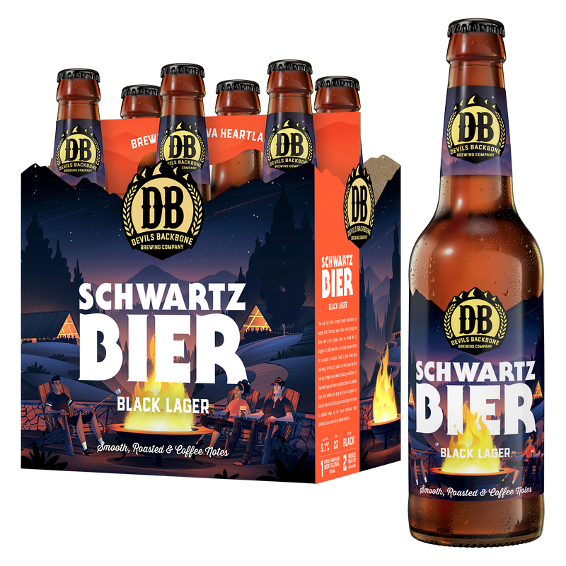 Devils Backbone Schwartz Bier 6pk 12oz Btl 5.1% ABV