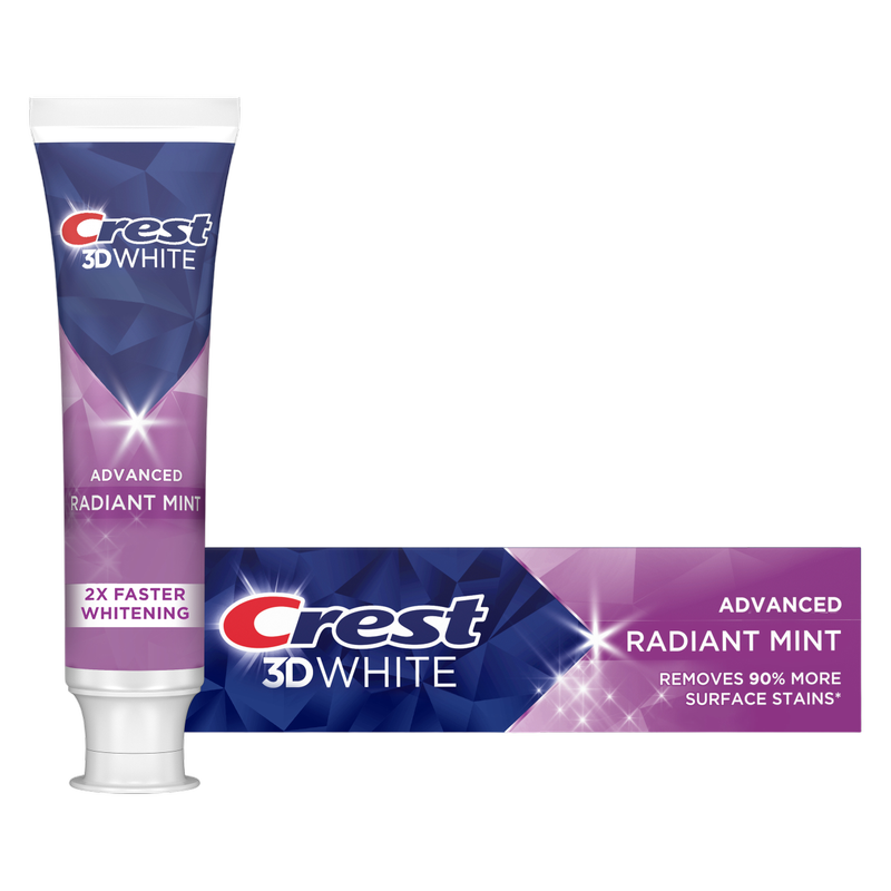 Crest 3D White Advanced Radiant Mint Toothpaste 3.3 oz