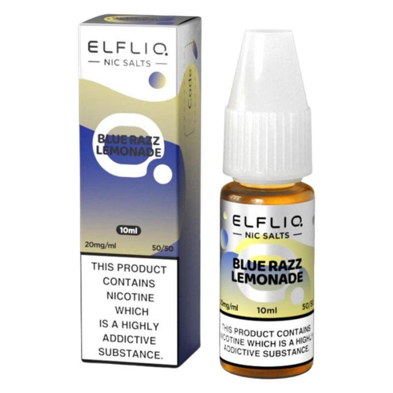 Elfliq Blue Razz Lemonade Nic Salt E-Liquid 10mg/ml, 10ml