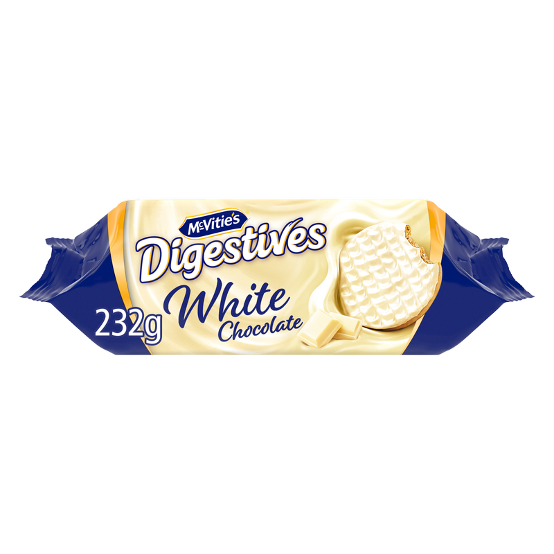 McVitie's White Chocolate Digestives, 232g