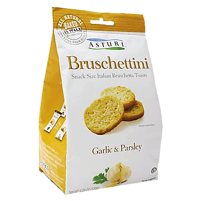 Asturi Bruschettini Garlic & Parsley Bruschetta Toasts 4.2oz