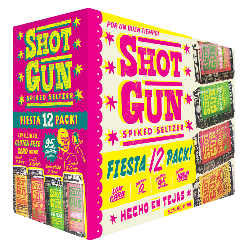 ShotGun Seltzer Fiesta Pack 12pk 12oz Can 5.2% ABV