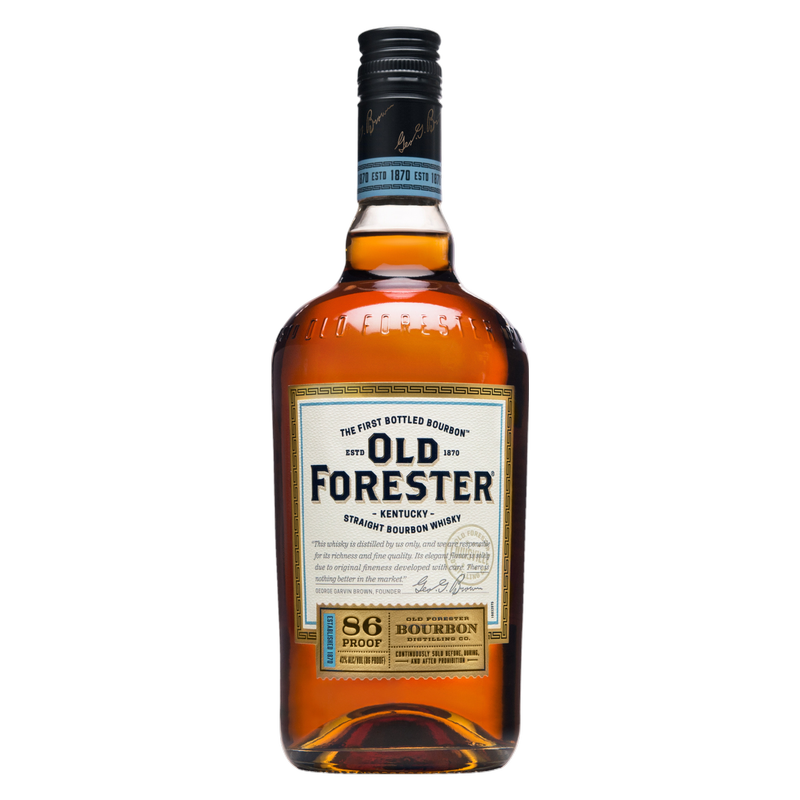 Old Forester 86 Proof Kentucky Straight Bourbon Whisky, 750 mL Bottle, 86 Proof