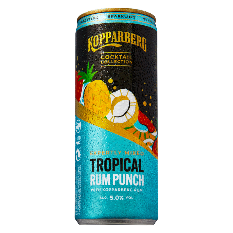 Kopparberg Sparkling Tropical Rum Punch, 200ml