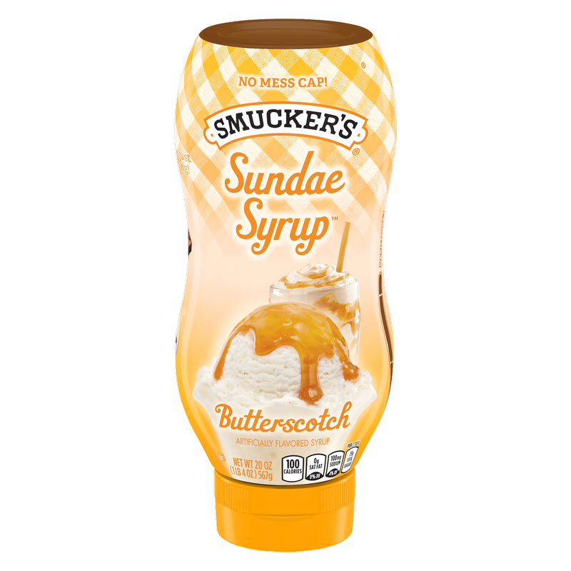 Smuckers Sundae Syrup Butterscotch, 20oz
