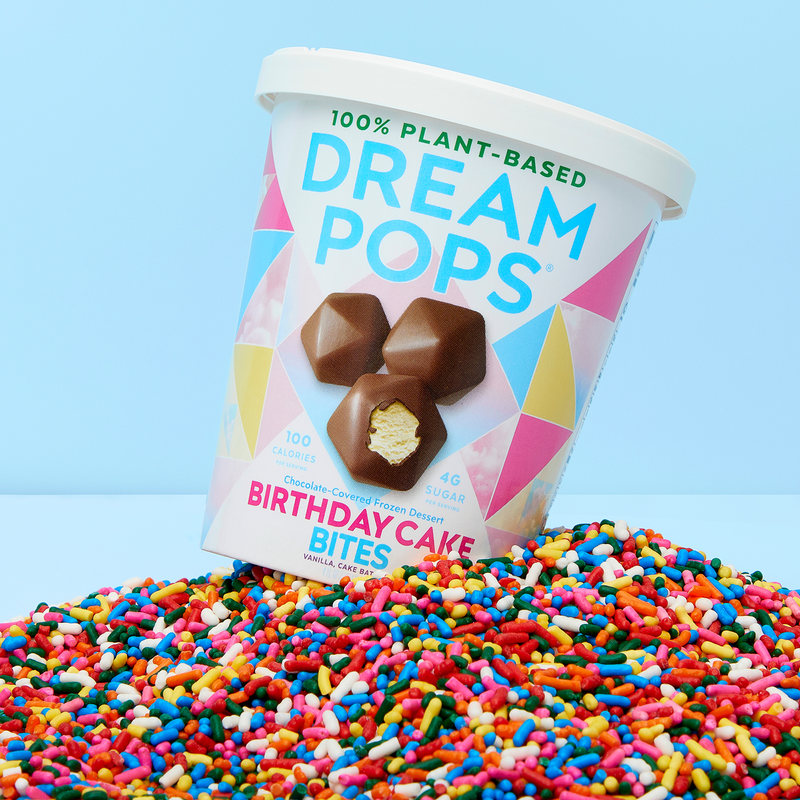 Dream Pops Birthday Cake Dream Non-Dairy Bites 4oz