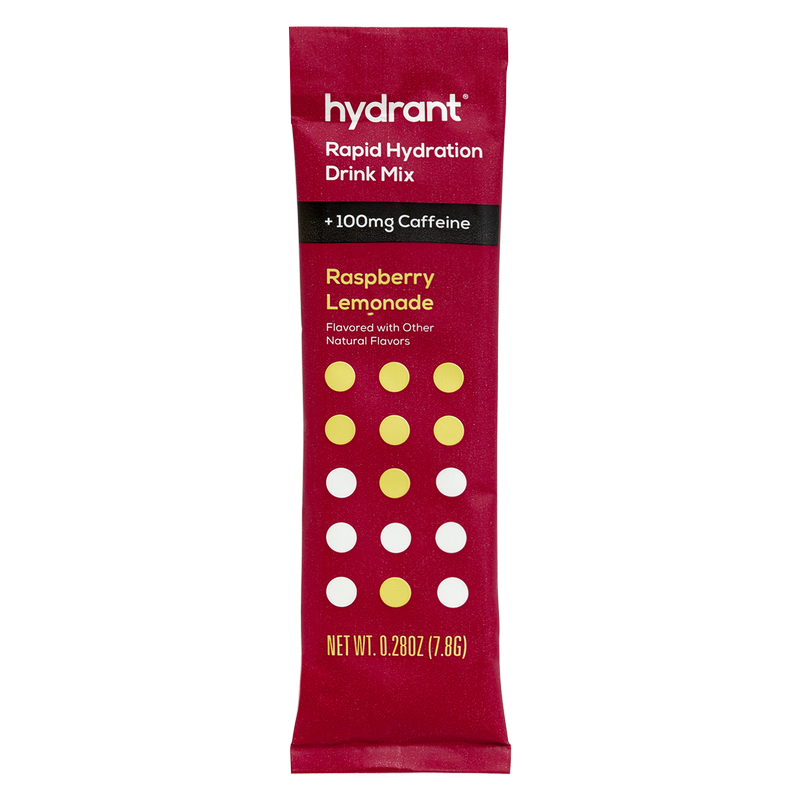 Hydrant Raspberry Lemon + Caffeine Hydration Mix 0.29oz