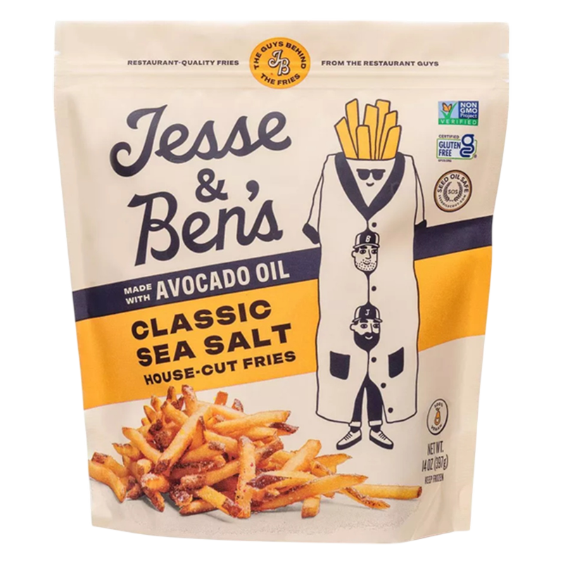 Jesse and Ben's Classic Sea Salt House Cut Fries 14oz