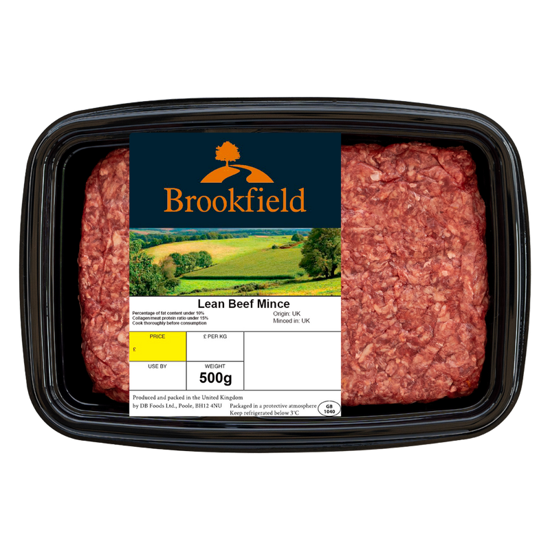 Brookfield Farm Lean British Beef Mince, 500g