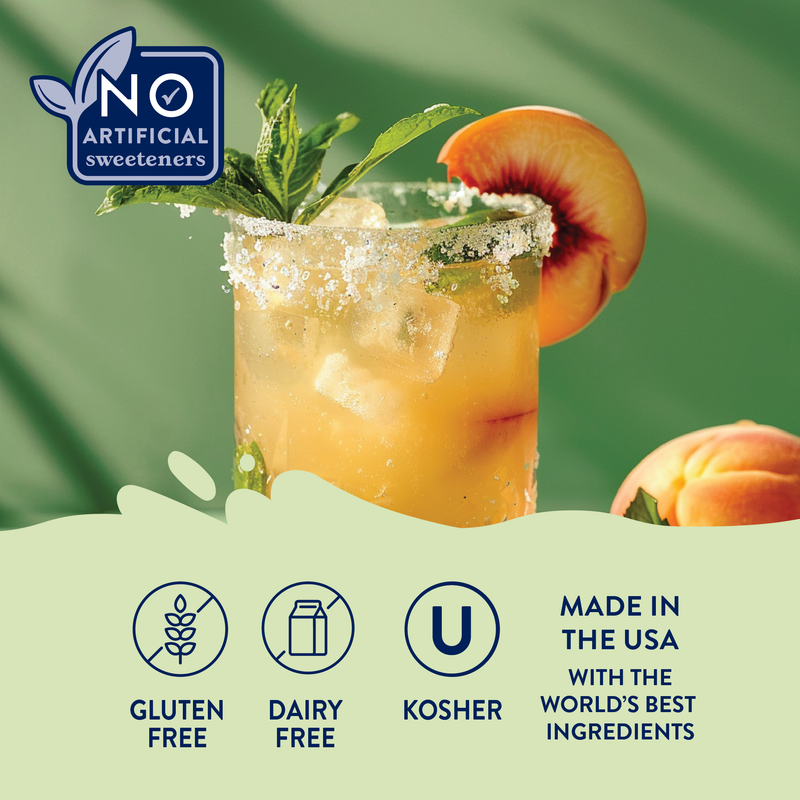 Jordan's Skinny Mixes Naturally Sweetened Peach Margarita 32oz Btl