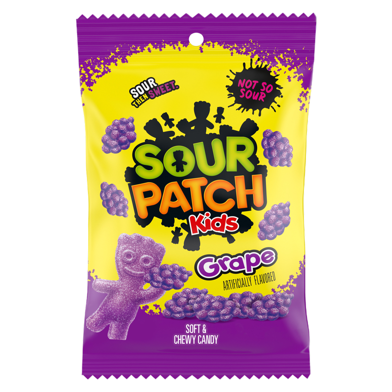 Sour Patch Kids Grape Soft & Chewy Candy 8.02oz