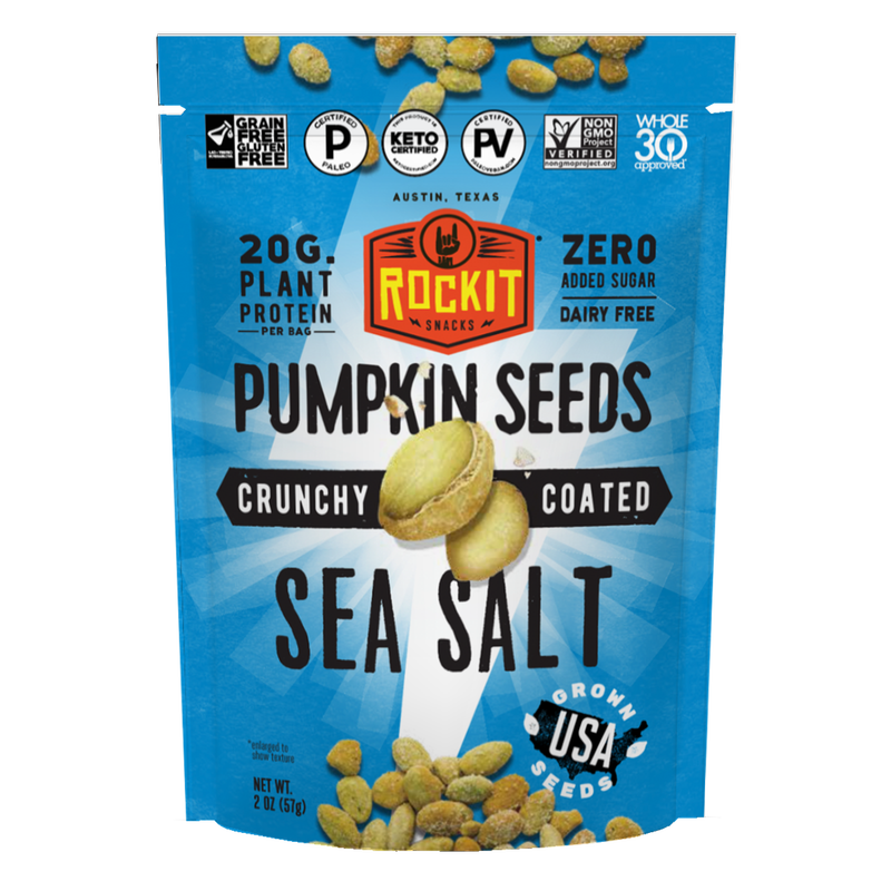 Rockit Snacks Crunchy Sea Salt Pumpkin Seeds 2oz