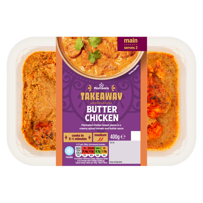 Morrisons Butter Chicken, 400g