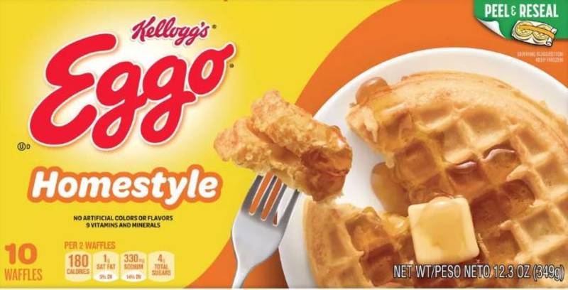 Kellogg's Frozen Eggo Homestyle Waffles 10ct