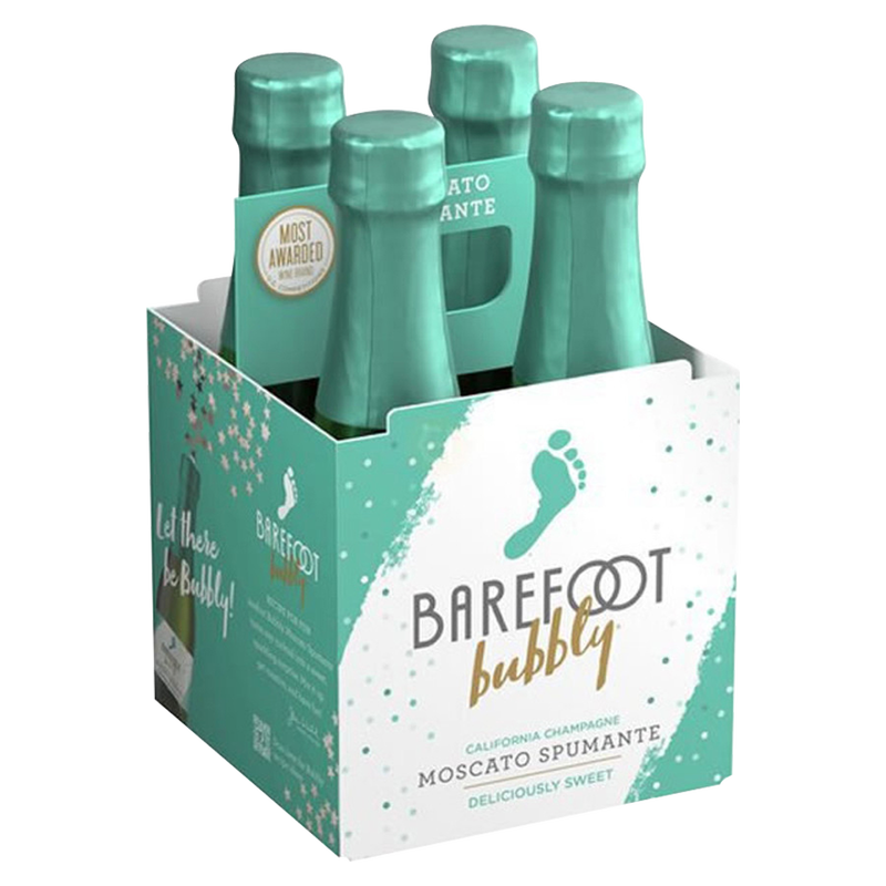 Barefoot Bubbly Moscato 4pk 187ml