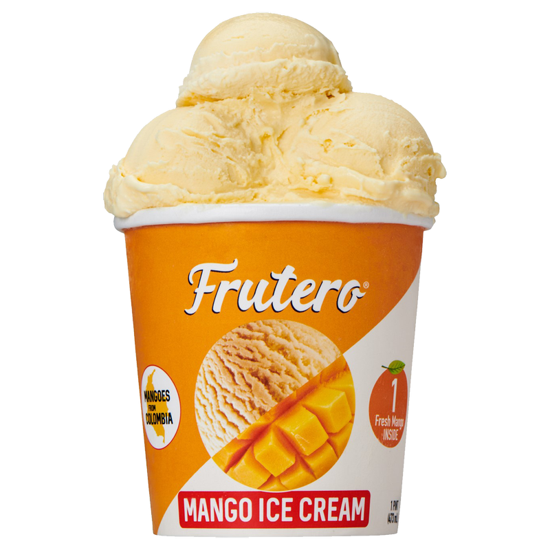Frutero Mango Ice Cream Pint 16oz