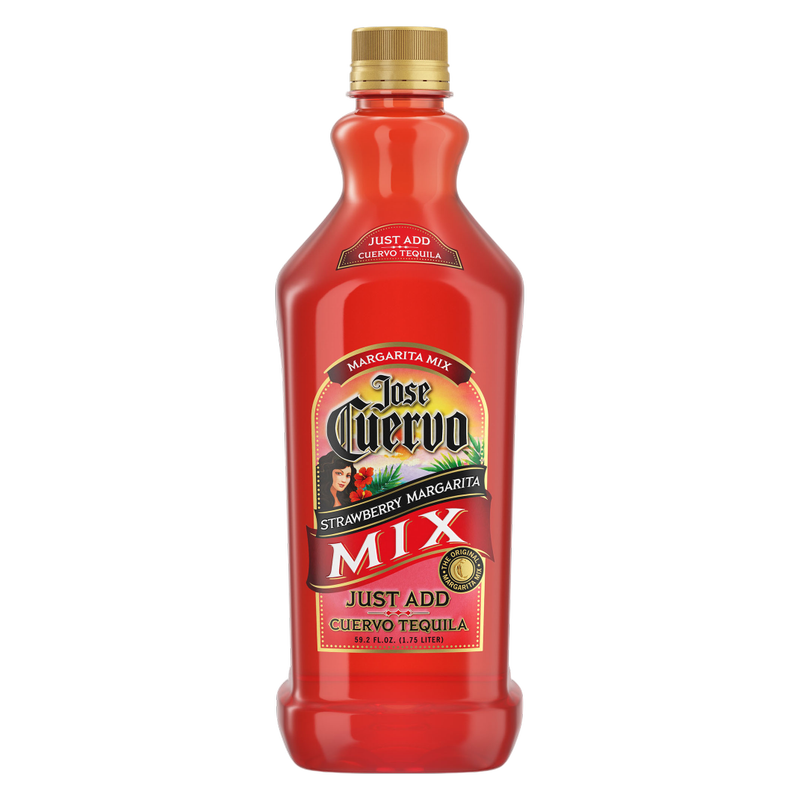 Jose Cuervo Margarita Mix Strawberry Lime 1.75L
