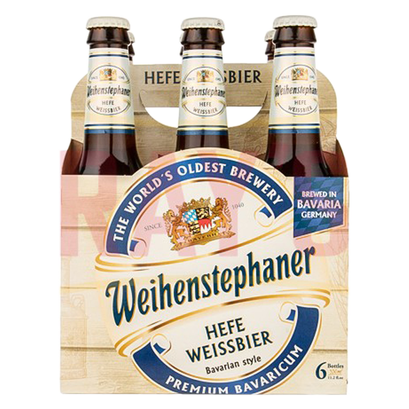 Weihenstephaner Heffe Weissbier 6 Pack 12 oz Bottles 5.4% ABV