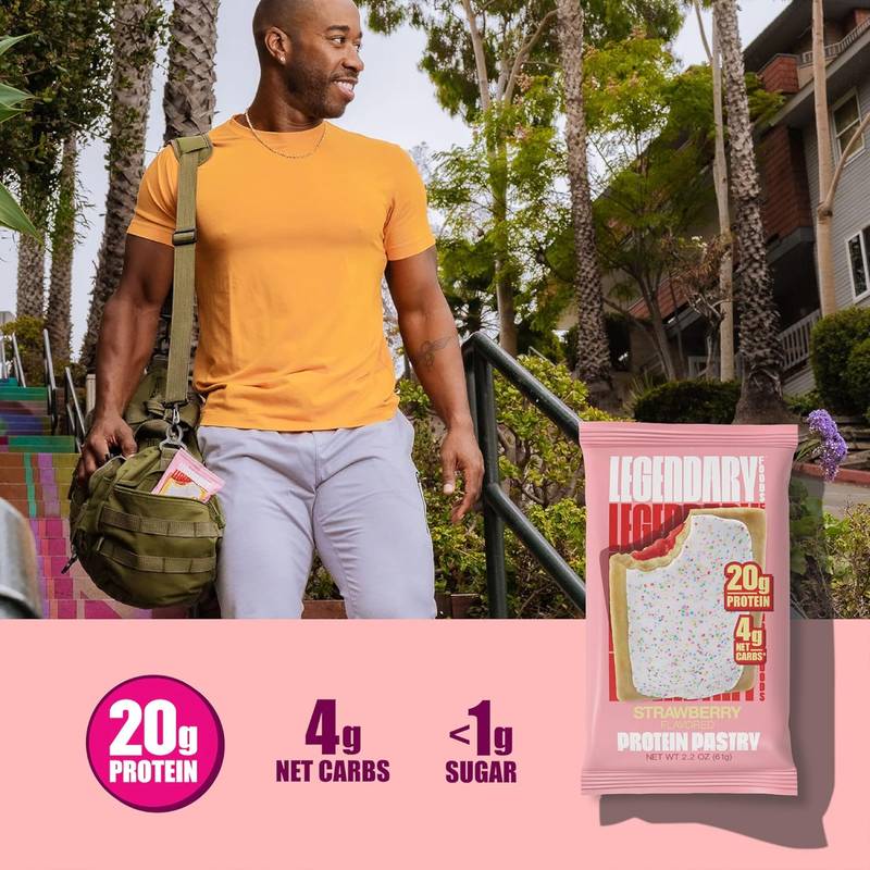 Legendary Foods Strawberry Protein Pastry Case 10 CT