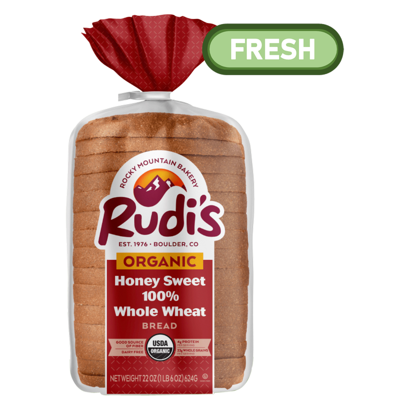 Rudi's Organic Rocky Mountain Sourdough Bread 22oz Delivered In As