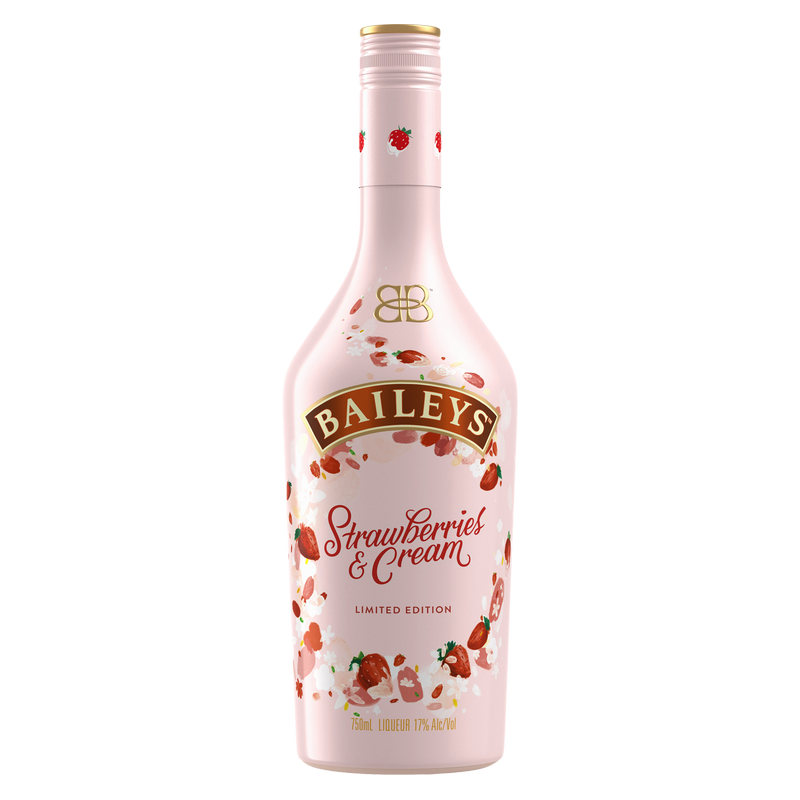 Baileys Strawberries & Cream Liqueur, 750 mL
