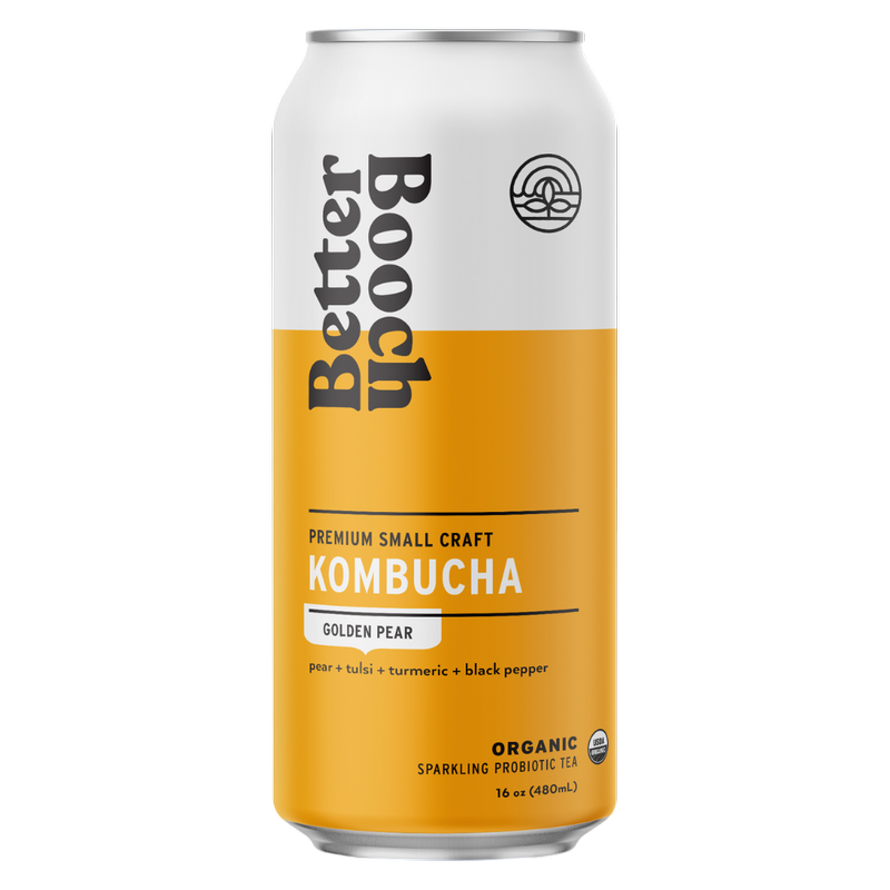 Better Booch Kombucha Golden Pear Organic 16oz
