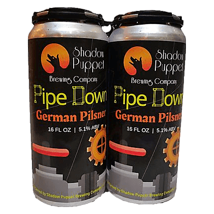 Shadow Puppet Brewing Pipe Down German Pilsner 4pk 16oz Can