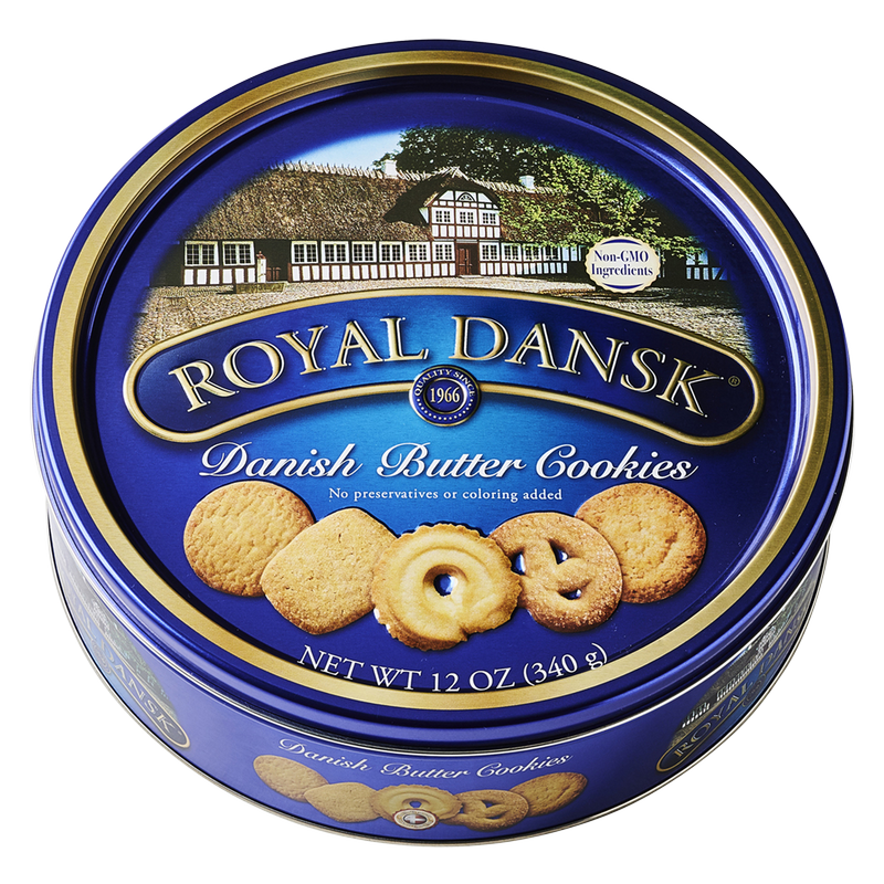 Royal Dansk Butter Cookies Tin 12oz
